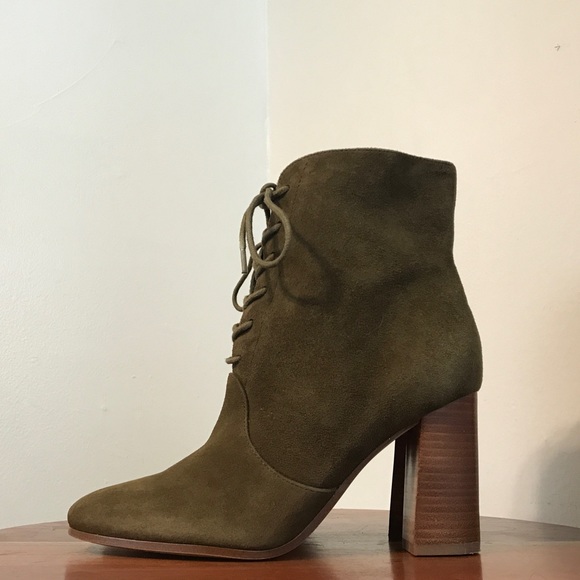 Marc Fisher Green Boots Size 6.5 - Picture 6 of 11